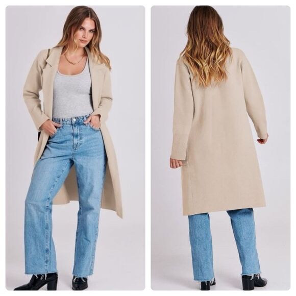Anrabess Open Front Knit Cardigan/Sweater Jacket - Picture 1 of 15